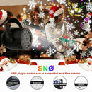 16-i-1 LED-projektorlampe med juletema