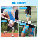 Kinesiologitape for knær (4 stk.)