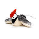 Simuler fuglekall, plysj kjæledyrleketøy, simuleringsfugl med svingende vinger