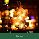 Julelampe til å henge i vinduet