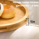 Sofaarmlen med sidebord i tre