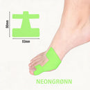 Forhåndskuttet kinesiologitape for korrigering av hallux valgus