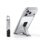 Mini telefonstativ i aluminium, nøkkelring, sammenleggbar skrivebordsholder