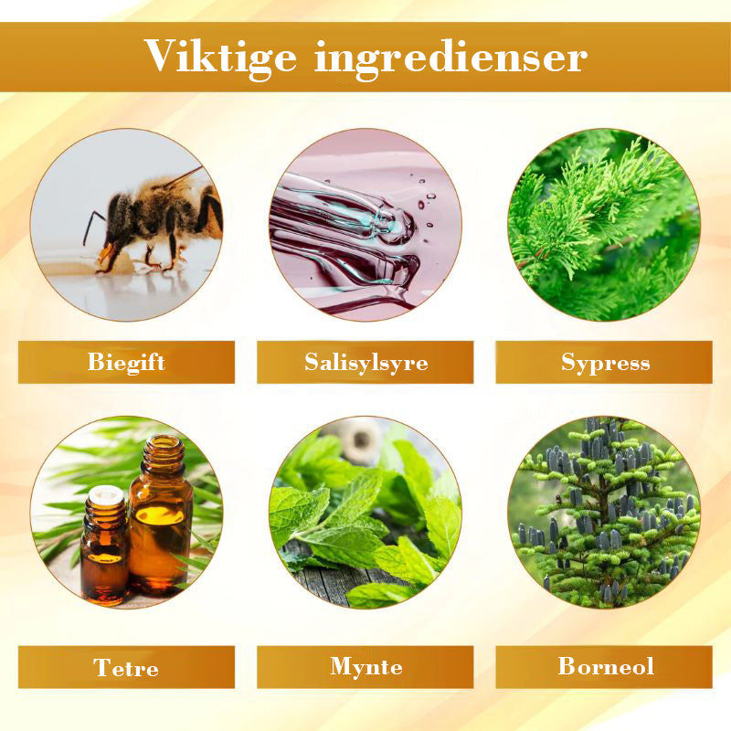 Konsentrert krem for reparasjon av biegift