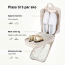 Tolags reiseskoveske, vanntett og sammenleggbar skoveske, arrangør, daglige nødvendigheter