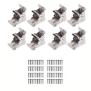 Kraftige sammenleggbare bordbenbeslag med selvlåsende hengsler