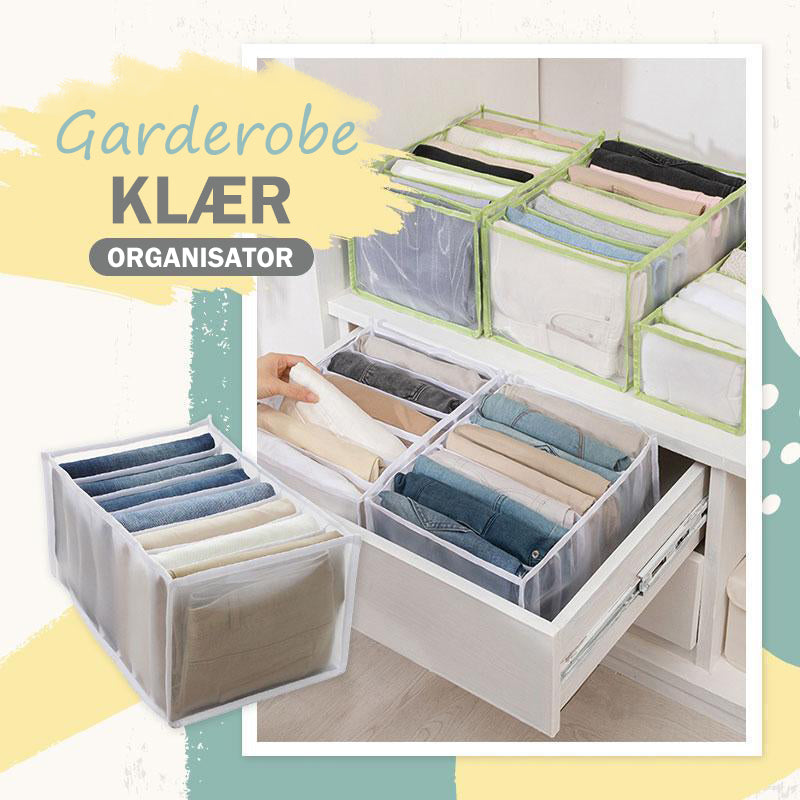 ORGANISATOR FOR KLÆR I GARDEROBEN