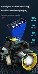 Oppladbar sensorstyrt hodelykt