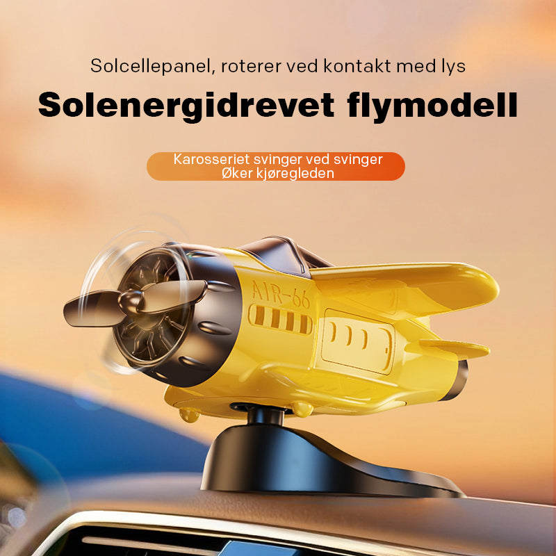 Soldrevne roterende flypynt til bilens interiør, dashbordtilbehør