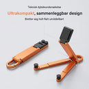 Mini telefonstativ i aluminium, nøkkelring, sammenleggbar skrivebordsholder