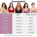 Stor, elastisk push-up-bh med lukking foran