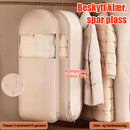 👕Plassbesparende hengende klesveske med selvkomprimerende glidelås