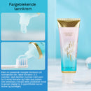 Farget hvitende tannkrem