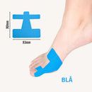 Forhåndskuttet kinesiologitape for korrigering av hallux valgus