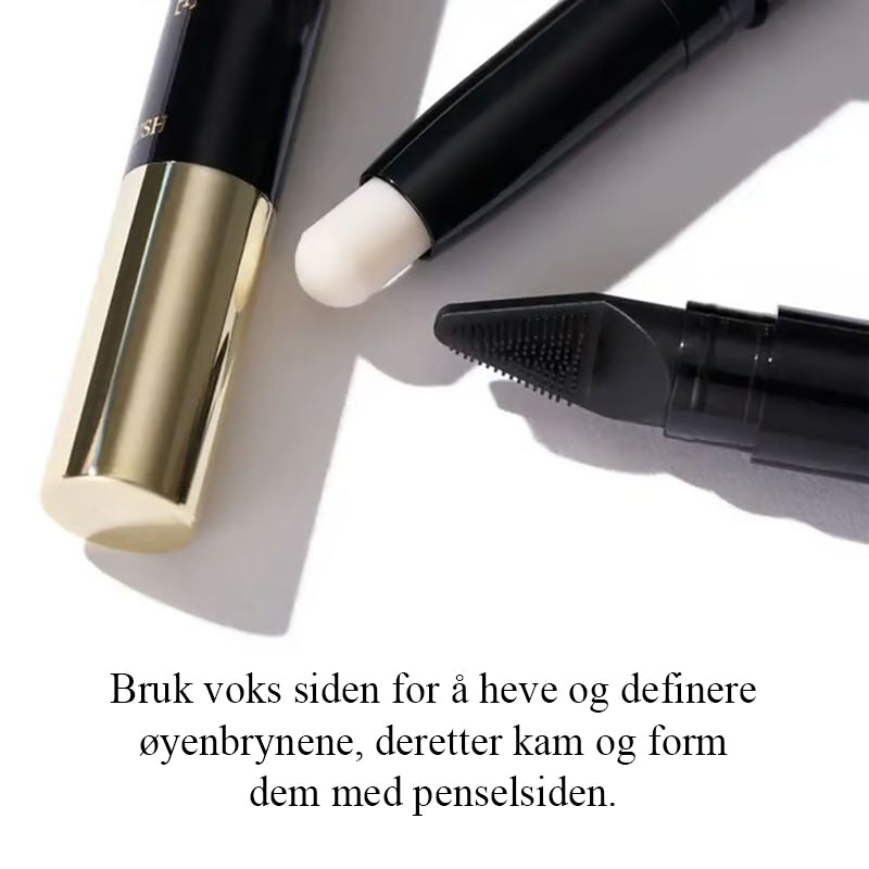 🌟 Brukervennlig 2-i-1 øyenbrynsblyant