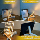 Gjør-det-selv lysende, viskelig, gjennomsiktig tegnebrettsett