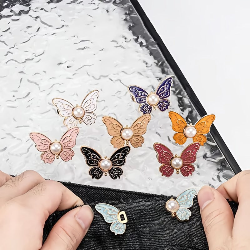 ✨Sett med 4 avtakbare sommerfuglklemmer🦋