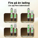 4-i-1 USB-ladekabel mFish Hurtiglading MAX 240W