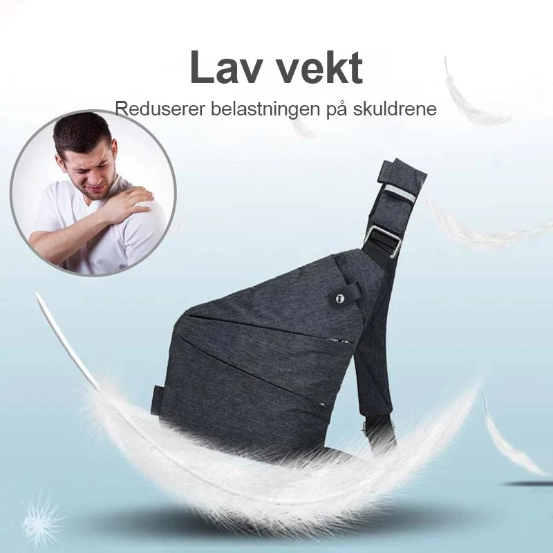 Skulderremveske med lav vekt