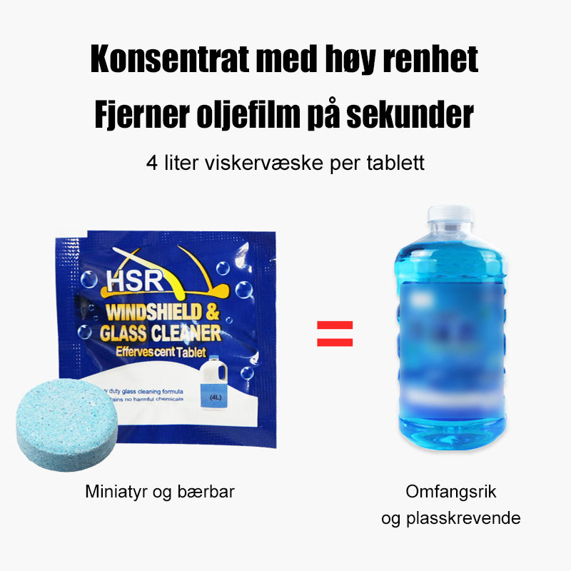 Rengjøringsmiddel for biloverflater