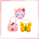 Sysett for å lage håndverksvesker til barn