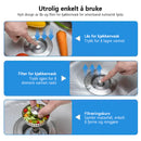 Avløpsplugg for kjøkkenvask i rustfritt stål