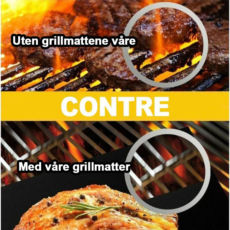 Non-stick grillmatte for BBQ