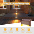 Vanntett solcellelampe for utendørs bruk