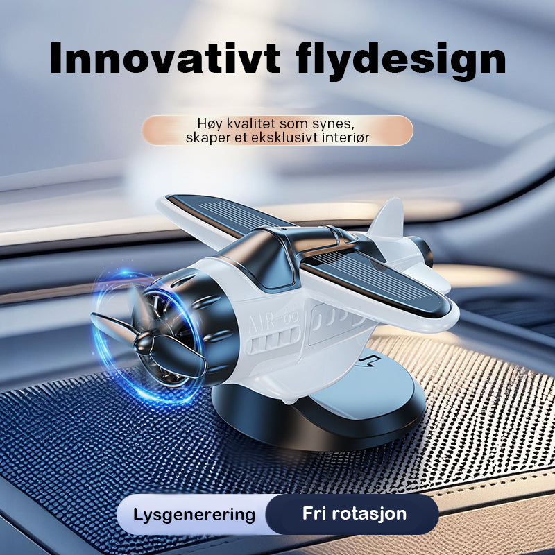 Soldrevne roterende flypynt til bilens interiør, dashbordtilbehør
