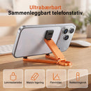 Mini telefonstativ i aluminium, nøkkelring, sammenleggbar skrivebordsholder