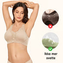 Komfortabel og praktisk BH med knapp foran