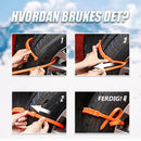 Gjenbrukbare anti-skli snødekkkabler