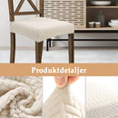 Vanntett jacquard-stoltrekk – slitesterkt, elegant og enkelt å rengjøre