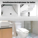 Boltsett for kraftig toalettsetefeste