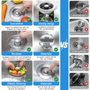 Avløpsplugg for kjøkkenvask i rustfritt stål