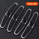 Metallstøtfangere til bil (4 stk/1 sett)