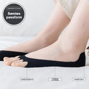 Usynlige, pustende sokker med fem fingre (3 par)