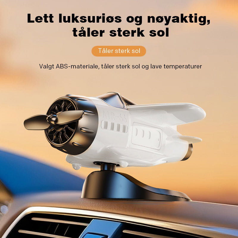 Soldrevne roterende flypynt til bilens interiør, dashbordtilbehør