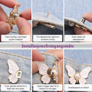 ✨Sett med 4 avtakbare sommerfuglklemmer🦋