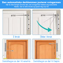 Automatisk dørhengsel med selvlukking