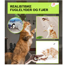 Simuler fuglekall, plysj kjæledyrleketøy, simuleringsfugl med svingende vinger