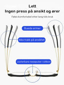 Ultralette presbyopiske briller mot blåfarge