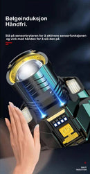 Oppladbar sensorstyrt hodelykt