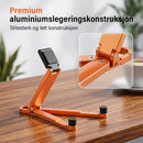 Mini telefonstativ i aluminium, nøkkelring, sammenleggbar skrivebordsholder