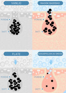 Skrubbebørste i silikon til badebeltet