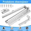 Automatisk dørhengsel med selvlukking