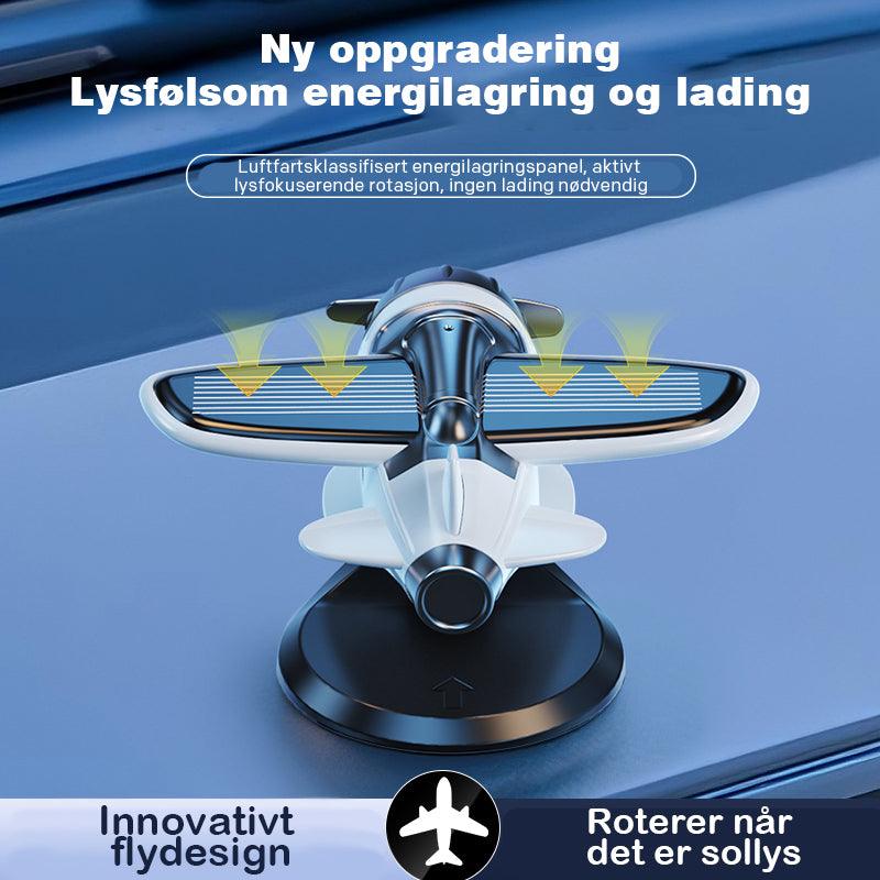 Soldrevne roterende flypynt til bilens interiør, dashbordtilbehør