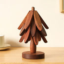 Premium varmebestandige bordskånere i naturlig tre