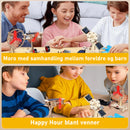 DIY solcelledrevet satellittmodellvitenskapssett i tre