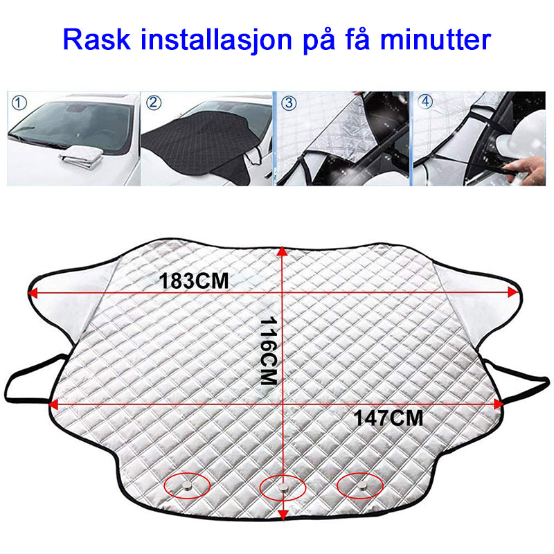 Magnetisk frontrutedeksel til bilen